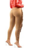 Velvet Camel Fringe Legging